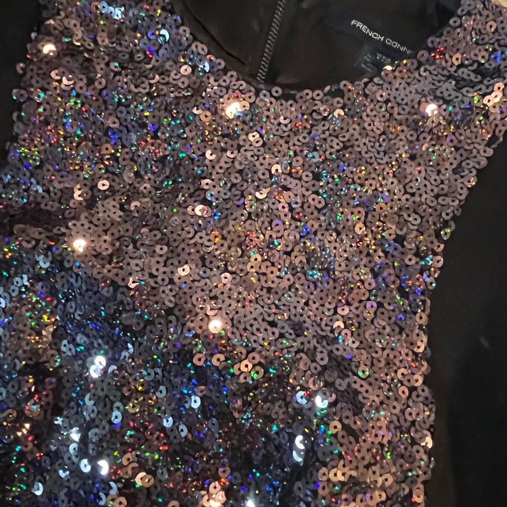 Black sequins dress!